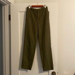 Steven Alan ankle straight legged trousers.